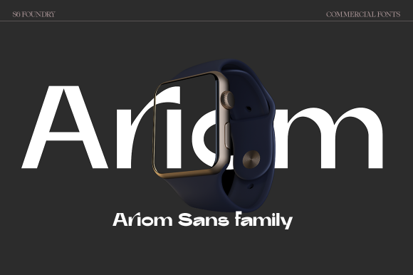 Ariom: The Modern Sans Serif Font for Makers