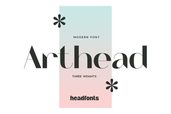 Arthead Font: Elevating Web Design with Modern Sans Serif