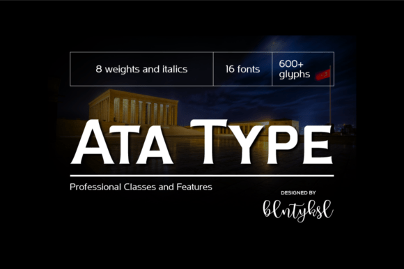 Ata Typeface: Clean Sans Serif for Modern Editorial Design