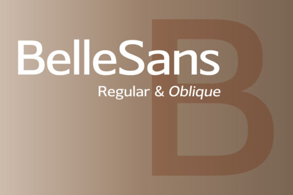 Belle Sans Regular and Oblique for Modern Branding
