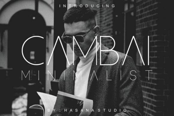 Cambai Minimalist Font for Modern Digital Branding