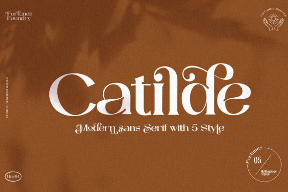 Catilde: An Elegant Sans Serif Font for Editorial Design