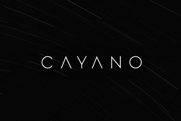 Cayano: The Minimal Sans Serif Font for Modern Brands
