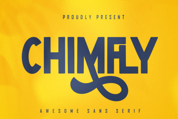 Chimfly: A Bold Sans Serif Typeface for Modern Editorial Design