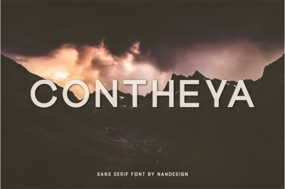 Contheya: The Versatile Sans Serif Typeface for Modern Brands
