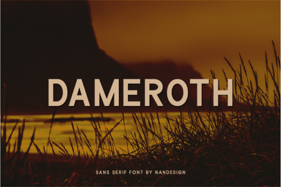 Dameroth: A Clean Sans Serif Font for Modern Brands