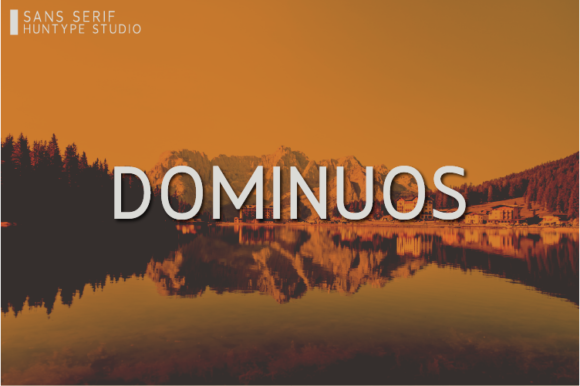 Dominuos Font: A Futuristic Sans Serif for Modern Editorial Design