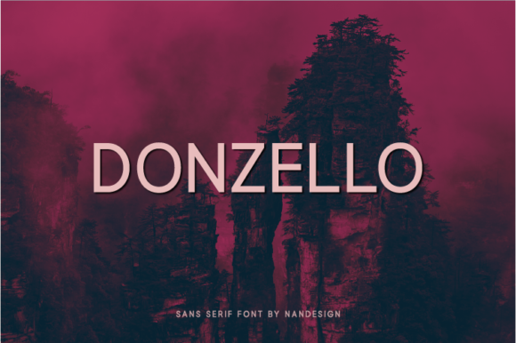 Donzello Typeface for Modern Branding