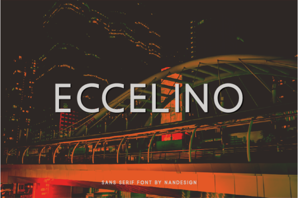 Eccelino Font for Clear Campaign Design