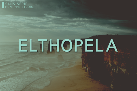 Elthopela Font Download: A Futuristic Sans Serif Review