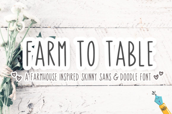 Farm to Table Font Review for Modern Branding