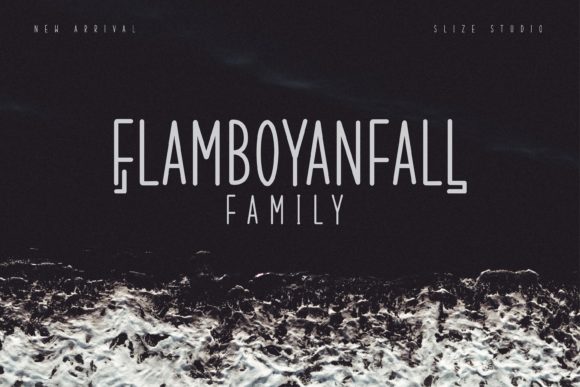 Flamboyanfall Typeface for Editorial Design