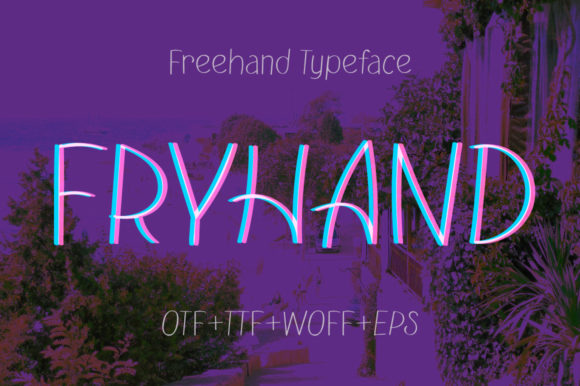 Fryhand: The Minimal Sans Serif Font for Modern Brands