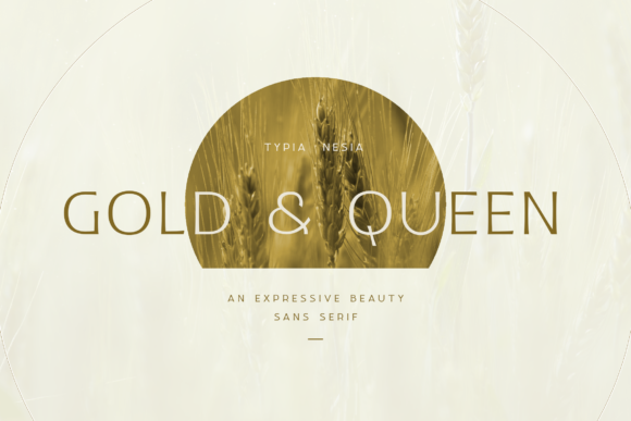 Gold and Queen: A Premium Sans Serif Font for Modern Branding
