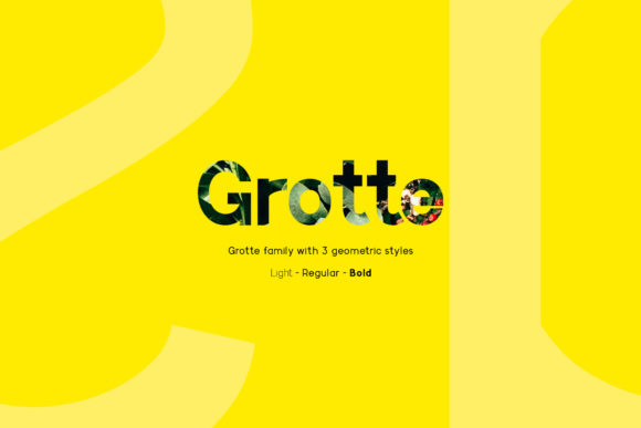 Grotte: The Bold Sans Serif Font for Crafters