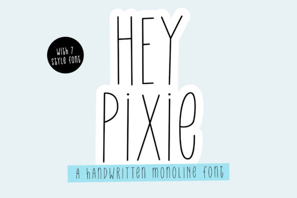 Hey Pixie Font Review for Makers and Sellers