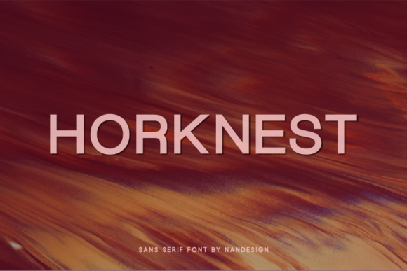 Horknest: A Clean Sans Serif Font for Modern Editorial Design
