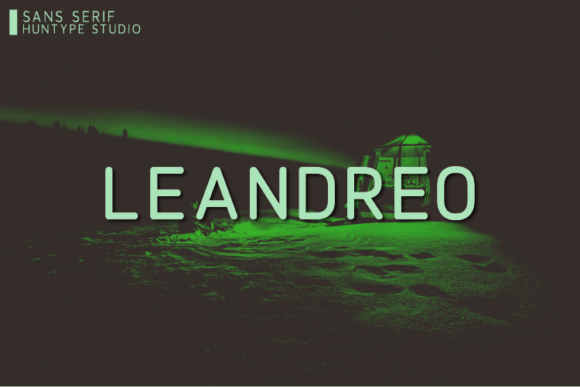 Leandreo: A Minimal Sans Serif Font for Modern Branding