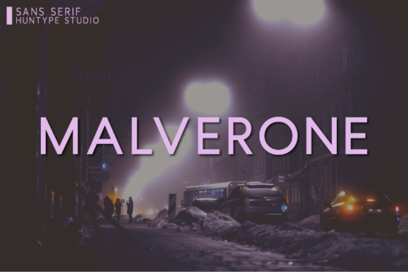Malverone: The Minimal Sans Serif Font for Modern Brands