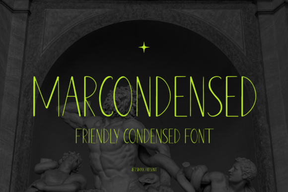 Marcondensed Typeface for Modern Editorial Design