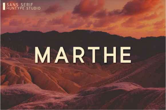 Marthe: The Minimal Sans Serif Font for Clean Branding