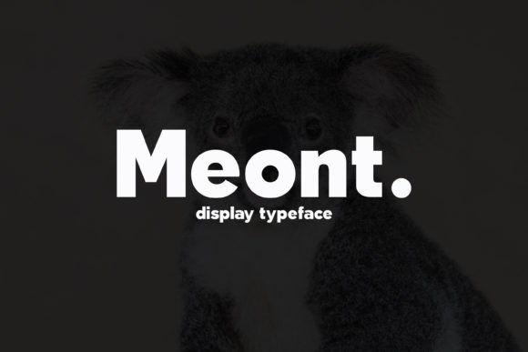 Meont Typeface for Modern Web Design