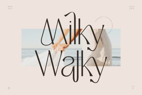 Milky Walky Font for Modern Brand Identity