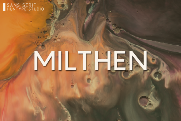 Milthen Font: Clean Sans Serif for Crafters