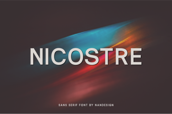 Nicostre: The Minimal Sans Serif Font for Modern Brands