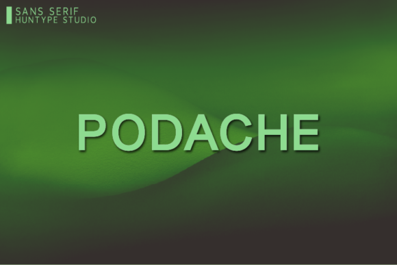 Podache: The Minimal Sans Serif Font for Modern Brands