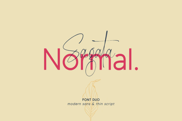 Sagata Normal Typeface for Editorial Design