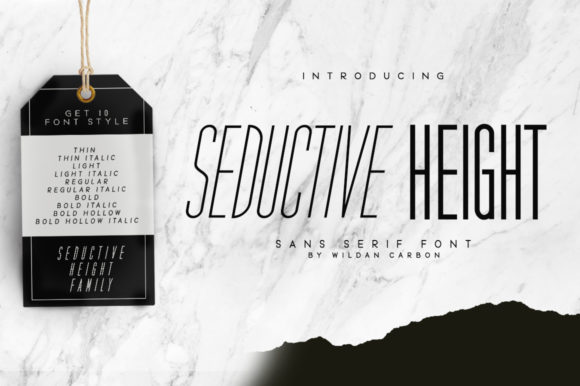 Seductive Height Font for Modern Branding