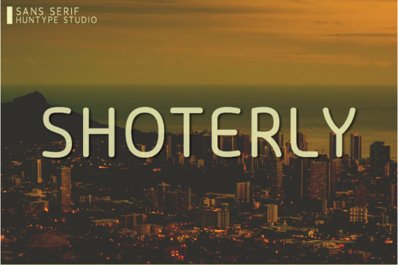 Shoterly Font: Clean Sans Serif for Makers