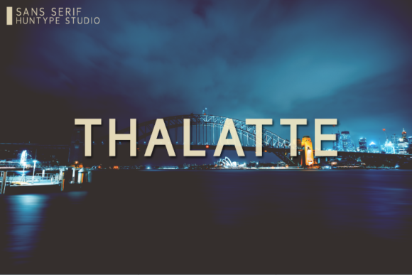 Thalatte: The Clean Sans Serif Font for Modern Brands