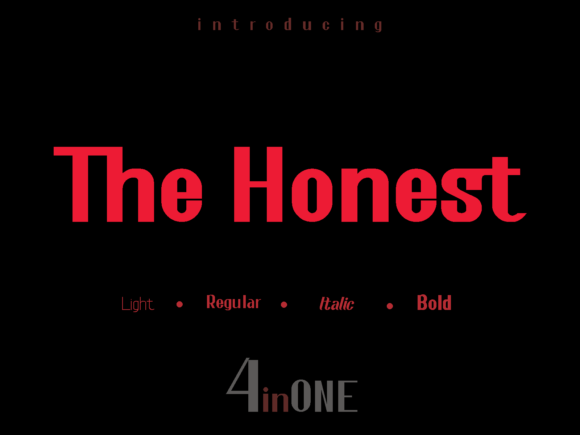 The Honest Font: Bold Branding for Small Business
