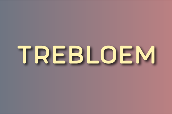 Trebloem Typeface for Modern Branding