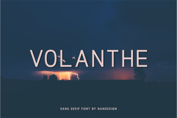 Volanthe Typeface for Modern Branding