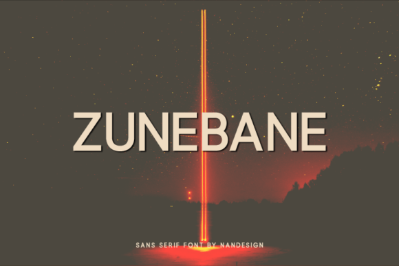 Zunebane: A Clean Sans Serif Font for Modern Editorial Design